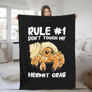 Discover Coastal Hermit Crab Lover Hermit Crab Habitat Designer Baseball Tees Fleece Blankets