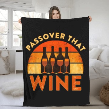 Discover Wines Fun Passover That Wines Funny Seder Jewish Holiday Baseball Tees Fleece Blankets