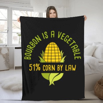 Discover Wines Fun Bourbon Is A Vegetable I Whiskey Bourbon Drinking Baseball Tees Fleece Blankets
