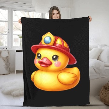 Discover Duck Pet Ducklings Bath Duck Quacking 05 Fleece Blankets