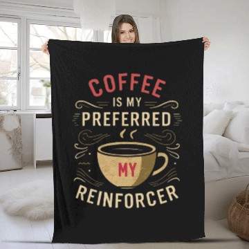 Discover Coffee Fun Therapist Autism Teacher Behavior Analyst Baseball Tees Fleece Blankets