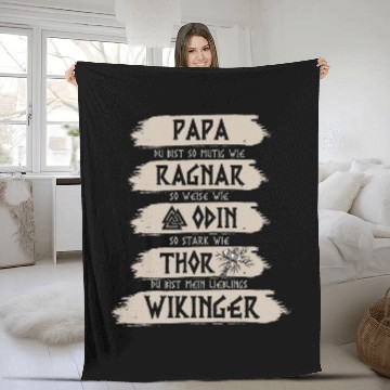 Discover Mens Viking Dad Ragnar Odin Thor Viking Dad 1 Baseball Tees Fleece Blankets