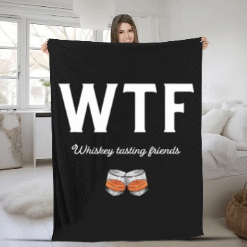 Discover Wines Fun Whiskey Tasting Friends Gift Bourbon Malted Whisky Drinking Fleece Blankets