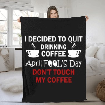 Discover Coffee Fun Lovers April Fools Day Baseball Tees Fleece Blankets
