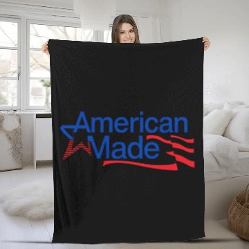 Discover Hulk Hogan style "American Made" Baseball Jerseys Fleece Blankets