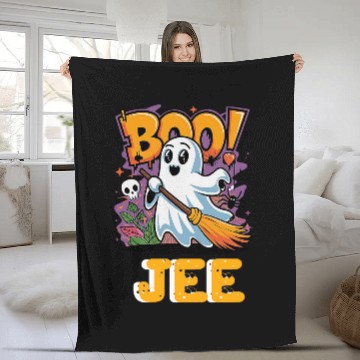 Discover Coffee Fun Boo Jee Cute Spooky Coffee ghosts Boujee Funny Halloween 1 Fleece Blankets