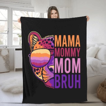 Discover Lion Pet Mama Mommy Mom Bruh Lion Baseball Tees Fleece Blankets