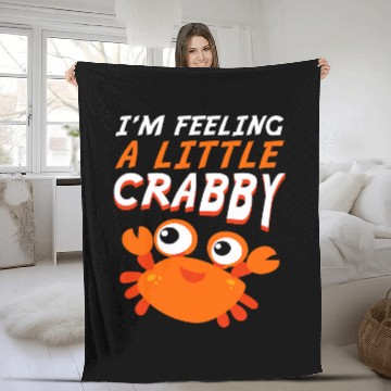 Discover Hermit Crab design Crustacean design Zip Fleece Blankets
