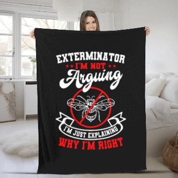 Discover Exterminator Pest Control Eradicator Practitioner Terminator Baseball Tees Fleece Blankets