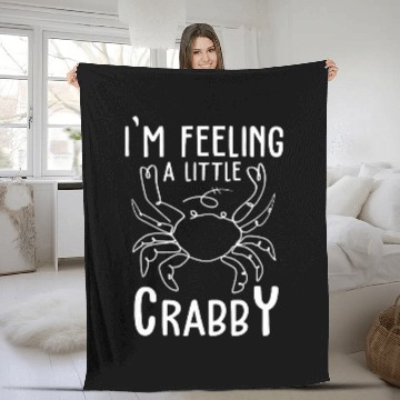 Discover Hermit Crab design Crustacean design 7 Zip Fleece Blankets