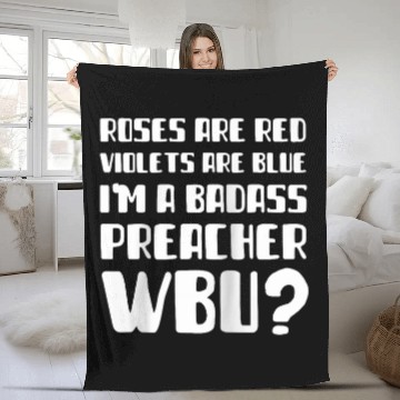Discover Preaching And Vicar Gifts Funny Preacher Raglan Baseball Fleece Blankets Fleece Blankets