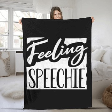 Discover Speech Pathology Speech Pathologist Speech Therapist 8 Fleece Blankets