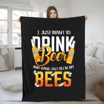Discover Beer Fun brewers Baseball Tees Fleece Blankets