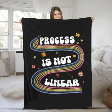 Discover Progress Is Not Linear Sped Teacher Rainbow Back To School Baseball Tees Fleece Blankets