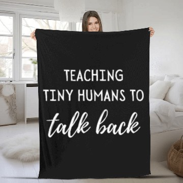 Discover Pediatric Speech Language Pathologist Child Speech Therapist Zip Fleece Blankets
