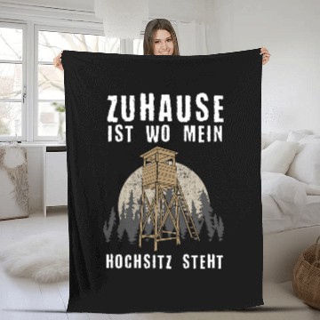 Discover Hunting clothing wild pigs high seat Fleece Blankets