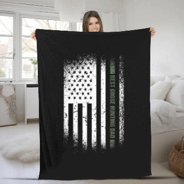 Discover Geese Hunter bests Goose Hunting Dad Goose Hunting Fleece Blankets