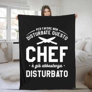 Discover Please Do Not Disturb This Chef Baseball Tees Fleece Blankets
