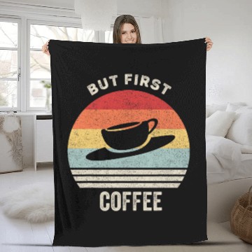 Discover Coffee Fun Retro But First Coffee caffeines Drinker Addict Baseball Tees Fleece Blankets