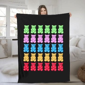 Discover Bear Pet Gummy Bear Mixed Gummies Sweet Candy Baseball Tees Fleece Blankets