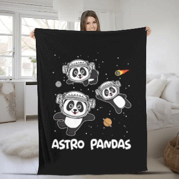 Discover Panda Pet Astro Pandas In Space Baseball Tees Fleece Blankets