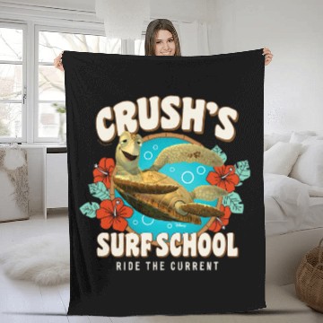 Discover Finding Nemo Crushs Surf School Baseball Tees Fleece Blankets