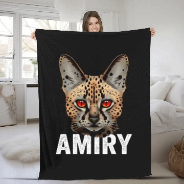 Discover Lion Pet Mountain Lion Ohio Wild Cat Amiry Serval Cat Fleece Blankets