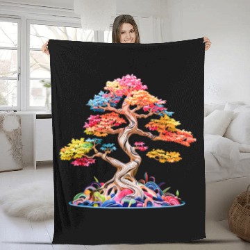 Discover Japanese Art Gardening Retro Bonsai 1 Baseball Tees Fleece Blankets