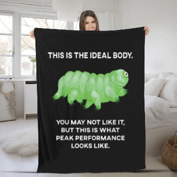 Discover Bear Pet Ideal Body Tardigrade Microbiology Science Water Bear Fleece Blankets