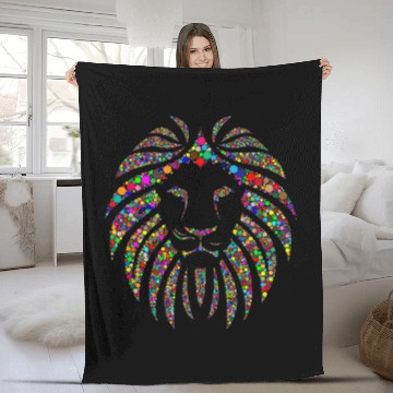 Discover Lion Pet What Can You Create With Just A Dot Dot Day Lion Dots Fleece Blankets