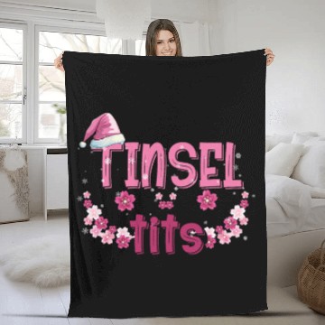 Discover Jingle Balls Tinsel Tits Matching Christmas Couples Zip Fleece Blankets