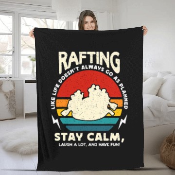 Discover Rafting Like Life Doesnt Always Paddling Canoe Club Rafting Baseball Tees Fleece Blankets