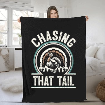 Discover Turkey Hunting I Chasing That Tail I Turkey Hunter Baseball Tees Fleece Blankets