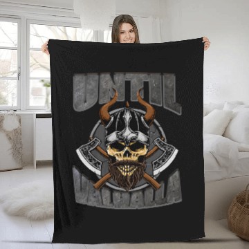 Discover Until Valhalla Viking Lovers Odin Ragnar Thor Nordic Gift Baseball Tees Fleece Blankets