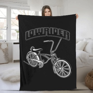 Discover Low Rider Bicycle For Men Lowrider Bike Fleece Blankets