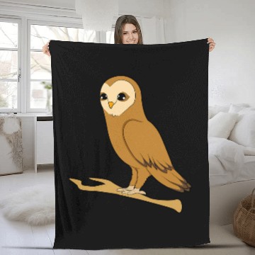 Discover Owl Pet Barn Owl 8 Baseball Tees Fleece Blankets