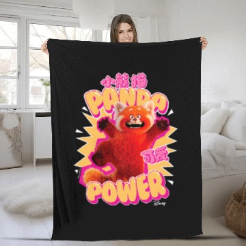 Discover Panda Pet Turning Red Panda Power Fleece Blankets
