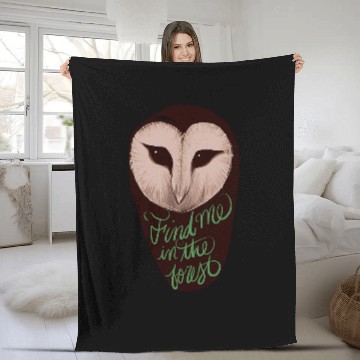 Discover Owl Pet Artsy Barn Owl Baseball Tees Fleece Blankets