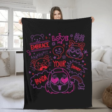 Discover Panda Pet Turning Red Embrace Your Inner Panda Baseball Tees Fleece Blankets