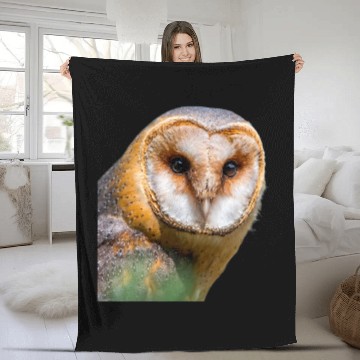 Discover Owl Pet Barn Owl Bird Ornithology Baseball Tees Fleece Blankets