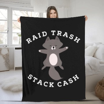 Discover Raccoon Pet Raid Trash Stack Cash Funny Raccoon Gag Gift 2 Baseball Tees Fleece Blankets