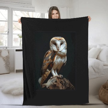 Discover Owl Pet Barn Owls Barn Owl 2 Fleece Blankets