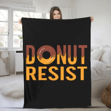 Discover Police Job Thin Blue Line Donut Resist Joke Gift 8 Fleece Blankets