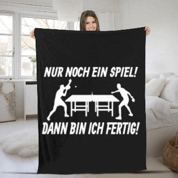 Discover Table tennis accessory gadget for ping pong set as table tennis 9 Fleece Blankets