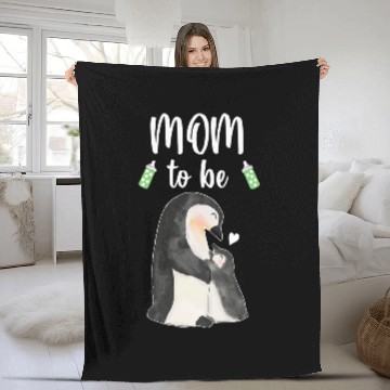 Discover Penguin Pet Mom To Be Penguin Baby Shower Baseball Tees Fleece Blankets