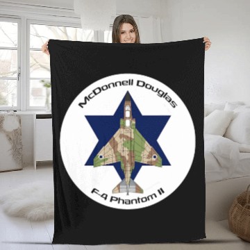 Discover McDonnell Douglas F4 Phantom II Israel Fleece Blankets