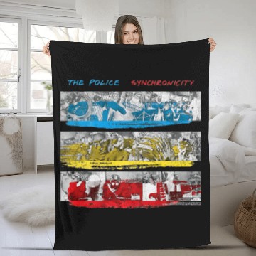 Discover THE POLICE SYNCRONICITY Baseball Tees Fleece Blankets