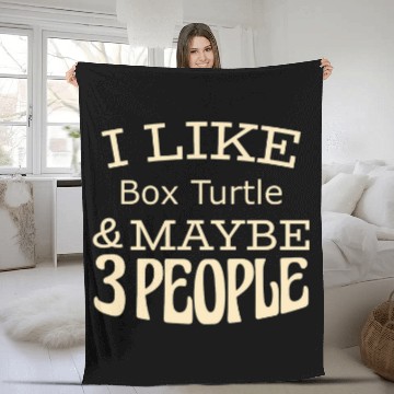 Discover Turtle Pet I like Box Turtle maybe 3 people Baseball Tees Fleece Blankets