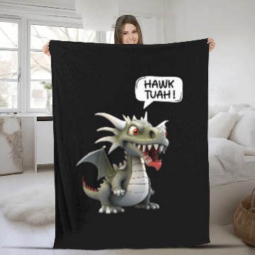 Discover Dragon Pet HAWK TUAH FUNNY VIRAL MEME DRAGON LOVER 0011 Baseball Tees Fleece Blankets