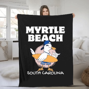 Discover MYRTLE BEACH SOUTH CAROLINA vintages Surf Retro Surfing Baseball Tees Fleece Blankets